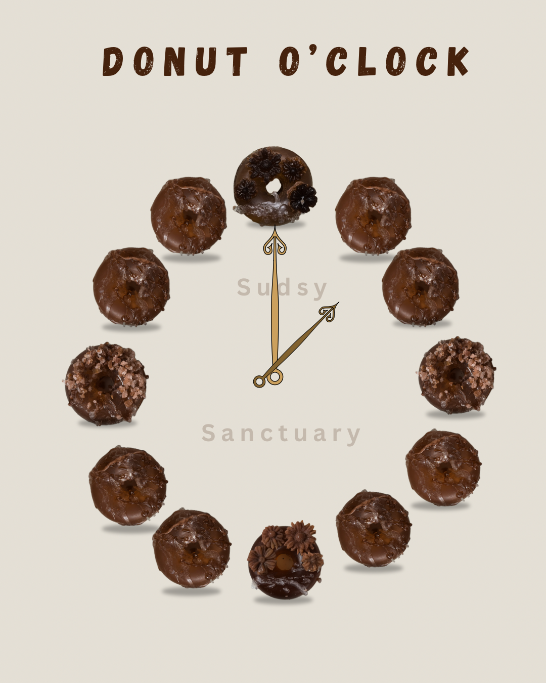 Chocolate Glazed Donut Soap