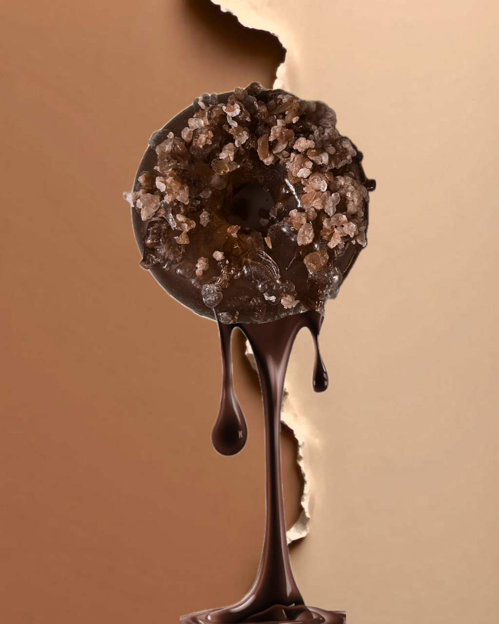 Chocolate Glazed Donut Soap